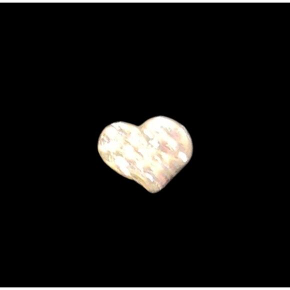 925 Heart Shaped Earring Single Earring - Picture 1 of 3